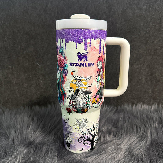 40oz Jack & Sally Travel Tumbler