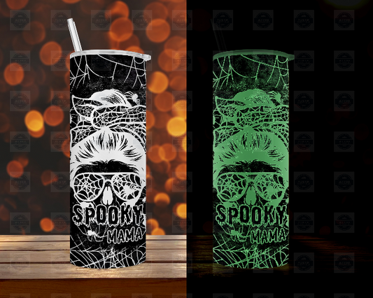 👻 Festive Glow Halloween Cup with Straw